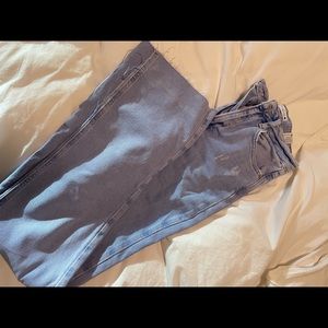 Zara blue jean flare